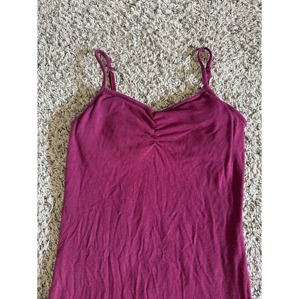 SO Women's Maroon Perfect Tunic Cami Fitted Padded Size Medium - Picture 2 of 10